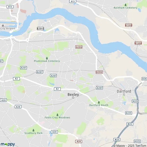 Map Crayford map of Crayford (DA1 4) and practical information